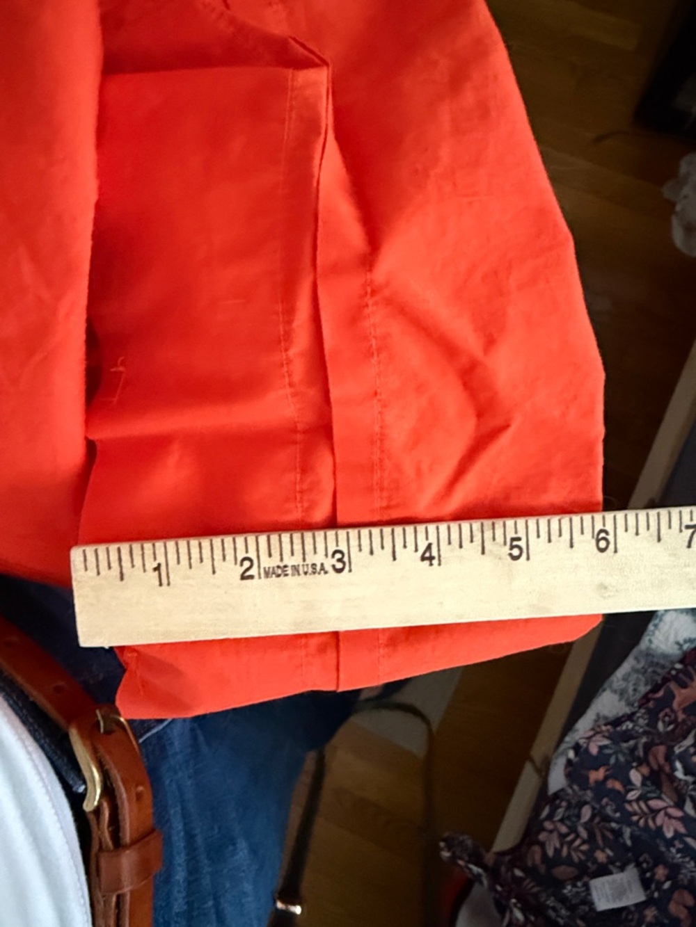 Quince Orange Tiered Maxi Dress with Smocked Waist Medium - Picture 4 of 4